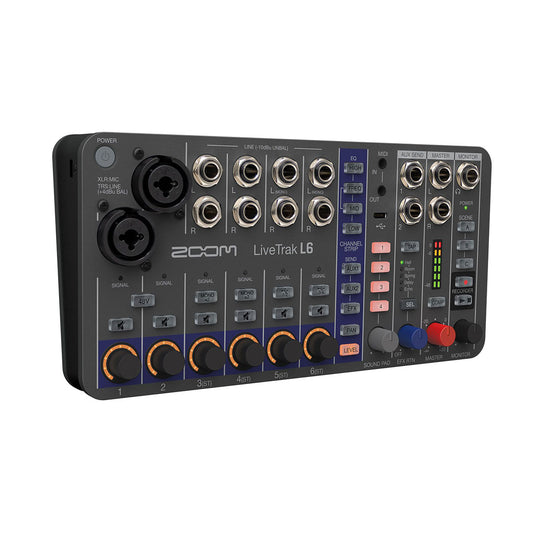 Zoom L6 LiveTrak 10-Channel Digital Mixer/Recorder