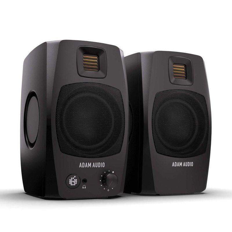 ADAM Audio D3V Desktop Monitors, Black (Sold in Pairs)