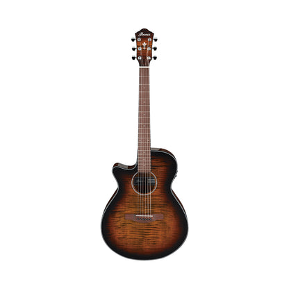 Ibanez AEG70L Left-Handed Electro-Acoustic Guitar – Tiger Burst High Gloss