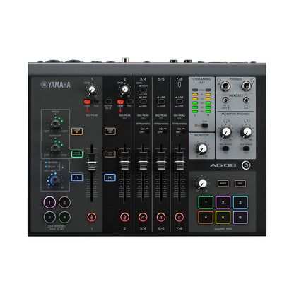 Yamaha AG08 8-Channel Live streaming Mixer