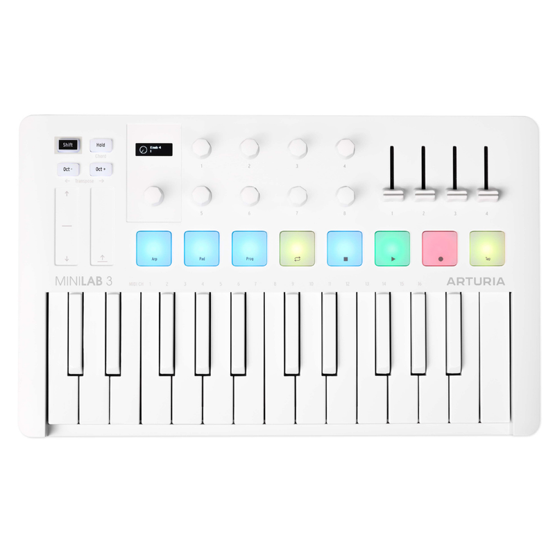 Arturia MiniLab 3 (Multiple Colors Available)