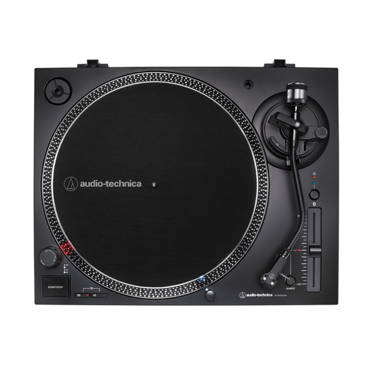 Audio-Technica AT-LP120XBT Direct-Drive Turntable (Analog, Wireless & USB), Black