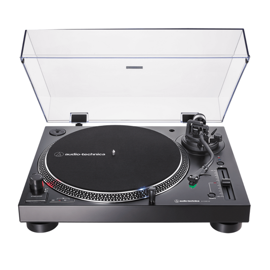 Audio-Technica AT-LP120XBT Direct-Drive Turntable (Analog, Wireless & USB), Black