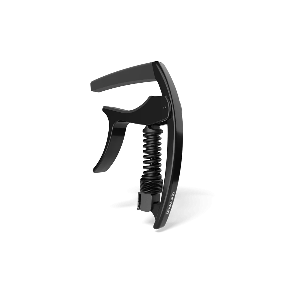 D'Addario Tri-Action Capo, Adjustable Tension, Black PW-CP-09