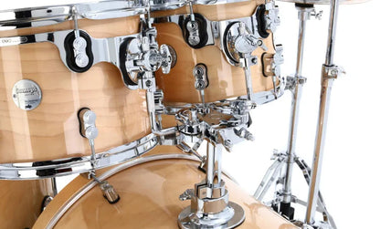 PDP Concept Maple 5-Piece Shell Pack 22", Natural Lacquer, Chrome Hardware