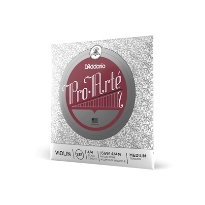 D'Addario Pro-Arté Violin String Set with Wound E, J56W 4/4M