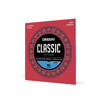 D'Addario Hard Tension Nylon Student Classical Strings EJ27H