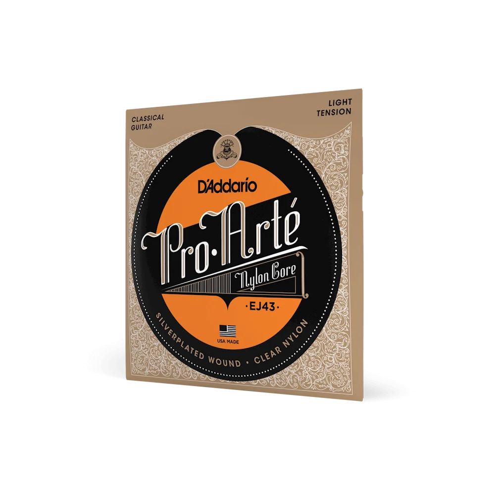 D'Addario Light Tension Nylon Classical Guitar Strings EJ43