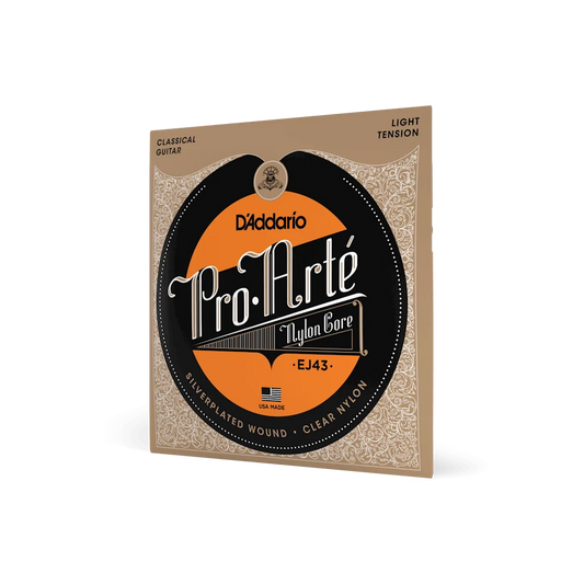 D'Addario Light Tension Nylon Classical Guitar Strings EJ43