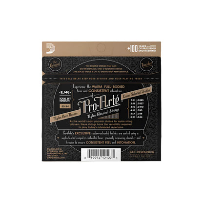 D'addario Hard Tension Nylon Classical Guitar Strings EJ46