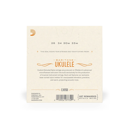 D'Addario Baritone Ukulele Strings Set EJ65B
