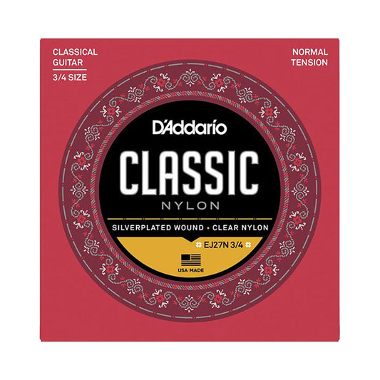 D’Addario EJ27N 3/4 Normal Tension Classic Guitar Strings