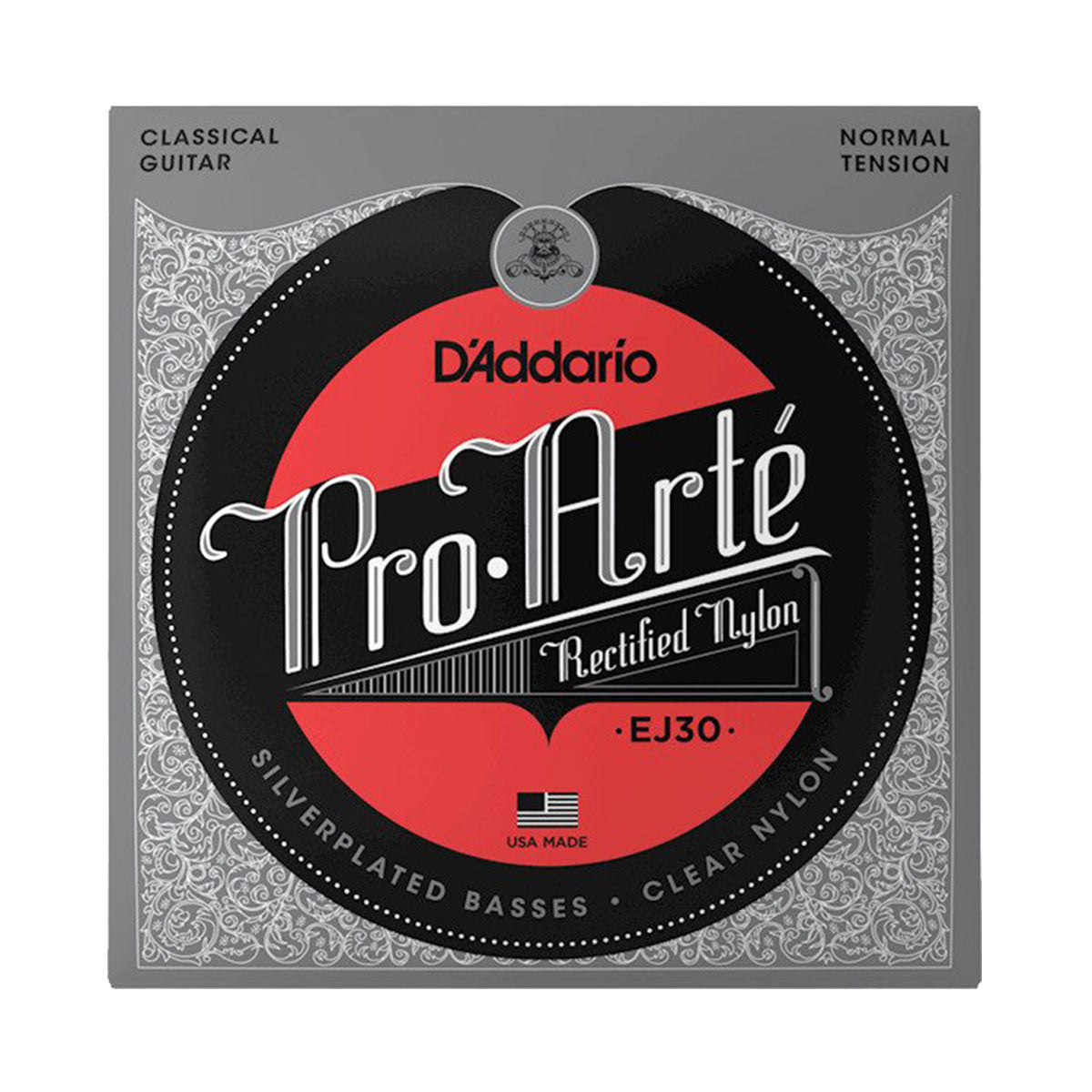 D’addario EJ30 Normal Tension Rectified Nylon Trebles Classic Guitar Strings