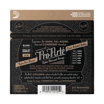 D’addario EJ44 Pro-Arte Extra Hard Tension Nylon Classic Guitar Strings