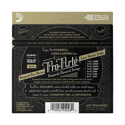 D’addario EJ44C Pro-Arte Extra Hard Tension Composite Core Classic Guitar Strings