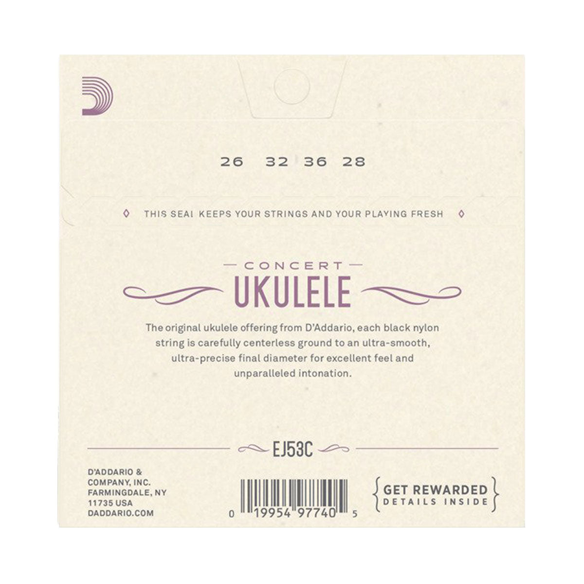 D’addario EJ53C Pro-Arte Concert Ukulele Strings