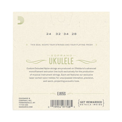 D’addario EJ65S Pro-Arte Soprano Ukulele Strings