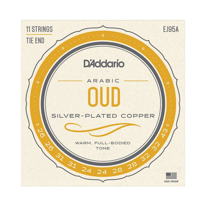 D'Addario Oud Normal Tension 11-String Set for Arabic Tuning EJ95A