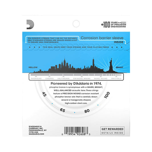 D’addario EPBB170 45-100 Acoustic Bass Guitar Strings