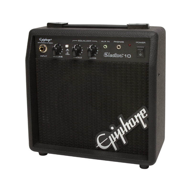 Epiphone Les Paul Electric Guitar Player Pack, 220V, Ebony