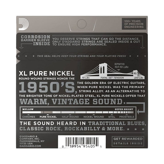 D’addario EPN110 10-45 Electric Regular Light Electric Guitar Strings