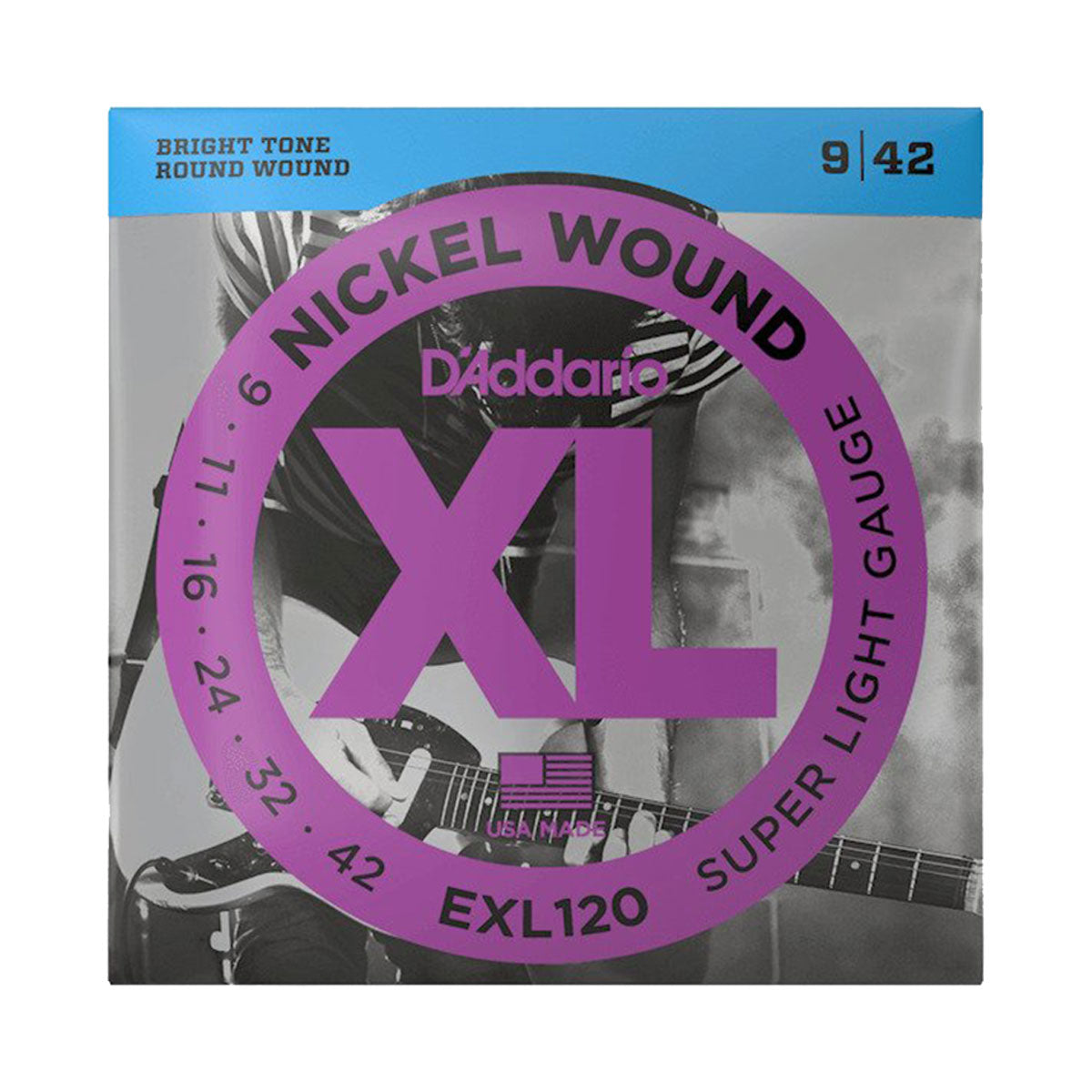 D’addario EXL120 09-42 Super Light Electric Guitar Strings