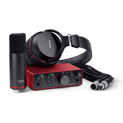 Focusrite Scarlett Complete Audio Recording Bundle