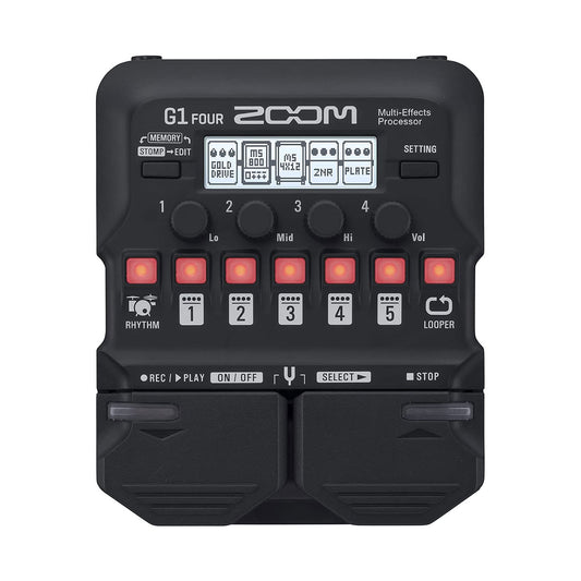 Zoom G1 FOUR Multi-Effect Guitar Pedal