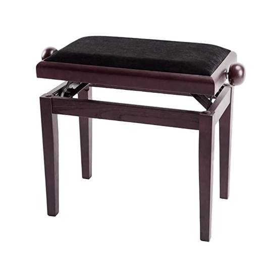 GEWA Piano Bench Deluxe, Rosewood Matte