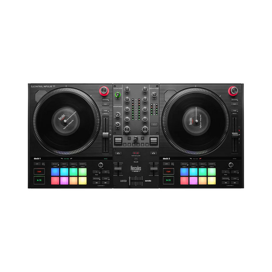 Hercules DJControl Inpulse T7 – 2-Deck Motorized DJ Controller with STEMS Control, Serato DJ & DJUCED