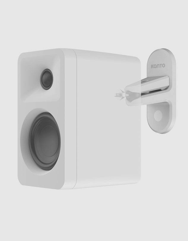 Kanto SPW3 Universal Wall Mounts, White