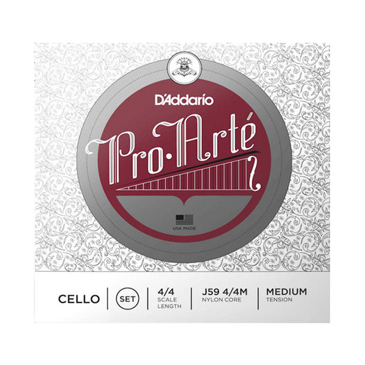 D’addario J59 4/4M Pro-Arte Medium Cello Strings