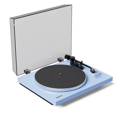 Kanto OBI3 Turntable with Bluetooth 5.3, Preamp, and Pitch Control, Ice Blue