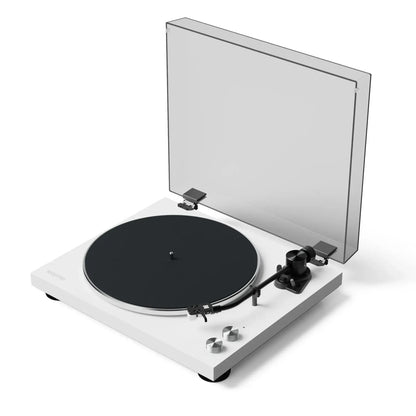 Kanto OBI3 Turntable with Bluetooth 5.3, Preamp, and Pitch Control, Matte White
