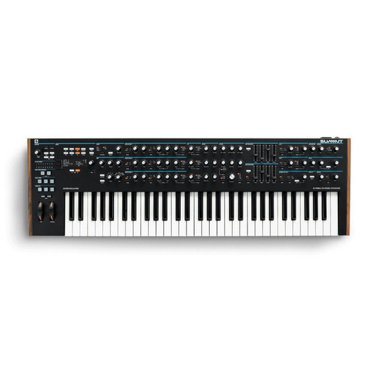 Novation Summit – 16-Voice Bi-Timbral Synthesizer