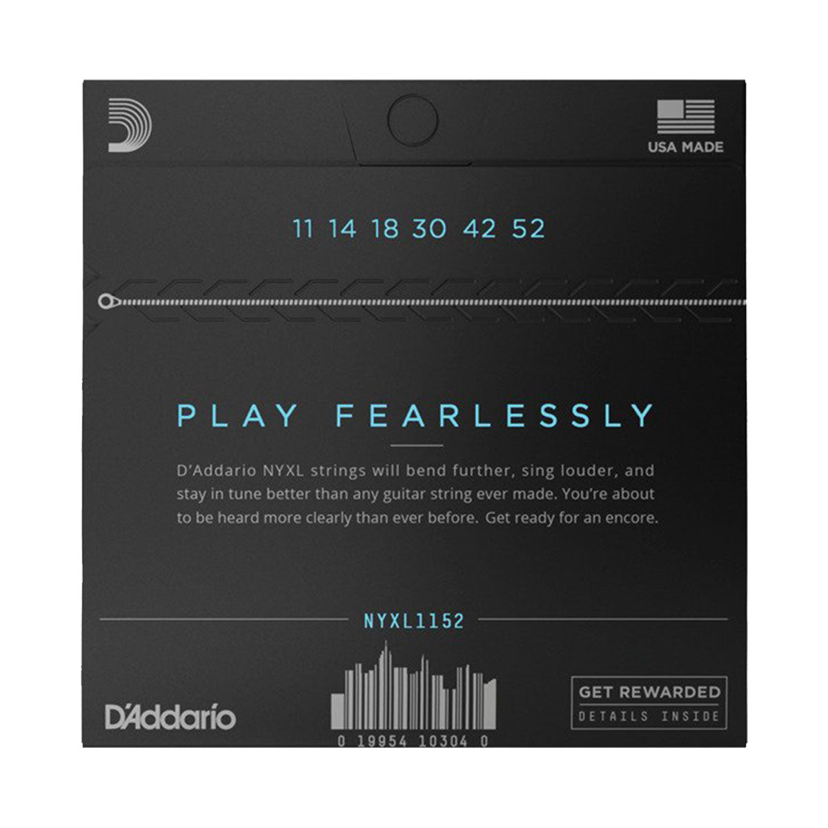 D’addario NYXL1152 11-52 Medium Top/Heavy Bottom Electric Guitar Strings