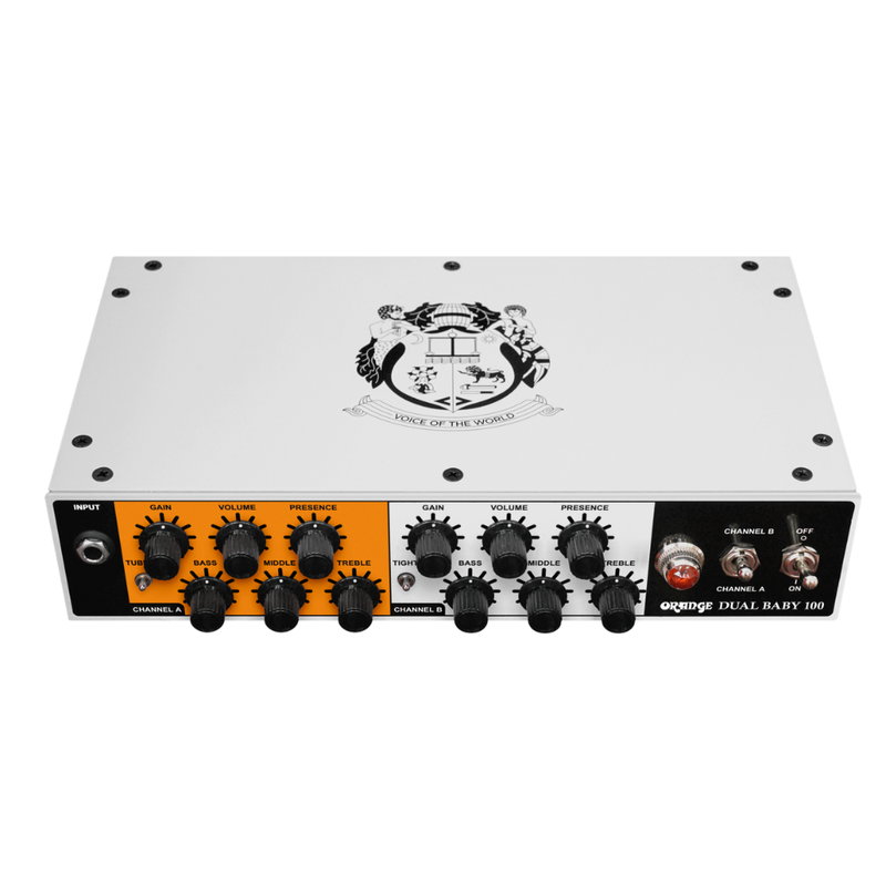 Orange Dual Baby 100 – 100W Twin-Channel Solid-State Amp Head with FX Loop & CabSim