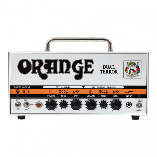 Orange Dual Terror – 30W 2-Channel Tube Guitar Amp Head with Power Scaling and FX Loop