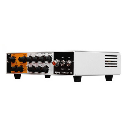 Orange Gain Baby 100 – 100W Single-Channel Guitar Amp Head with CabSim, FX Loop & Attenuator