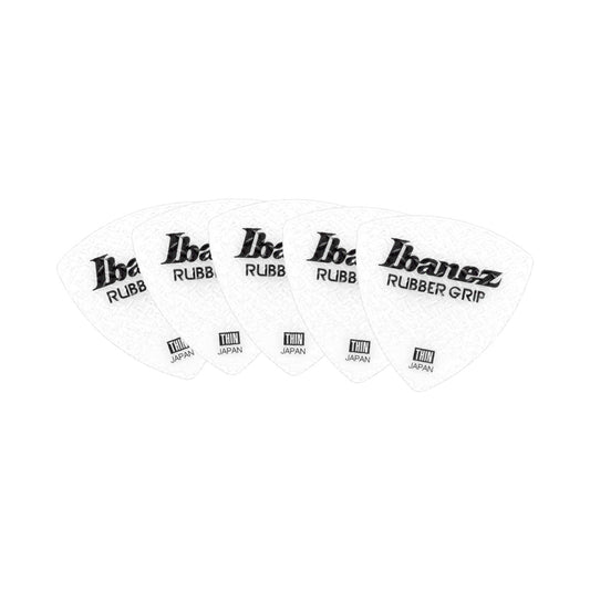 Ibanez PA4TRG Rubber Grip Wizard Thin 0.6mm Guitar Pick – Pack of 6