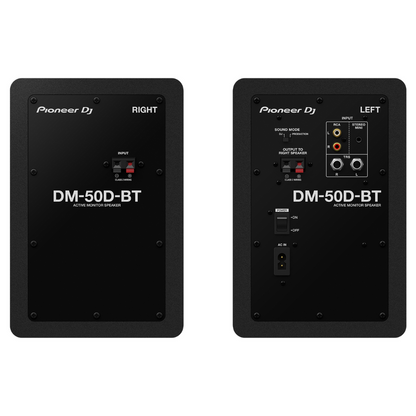 Pioneer DJ DM-50D-K 5" Desktop Monitor System with Bluetooth, Black