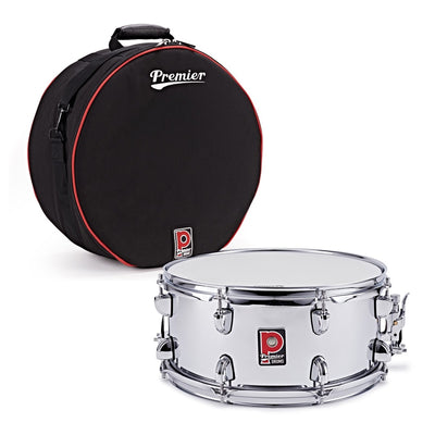 Premier Artist 14" x 6.5" Steel Snare Drum, Chrome