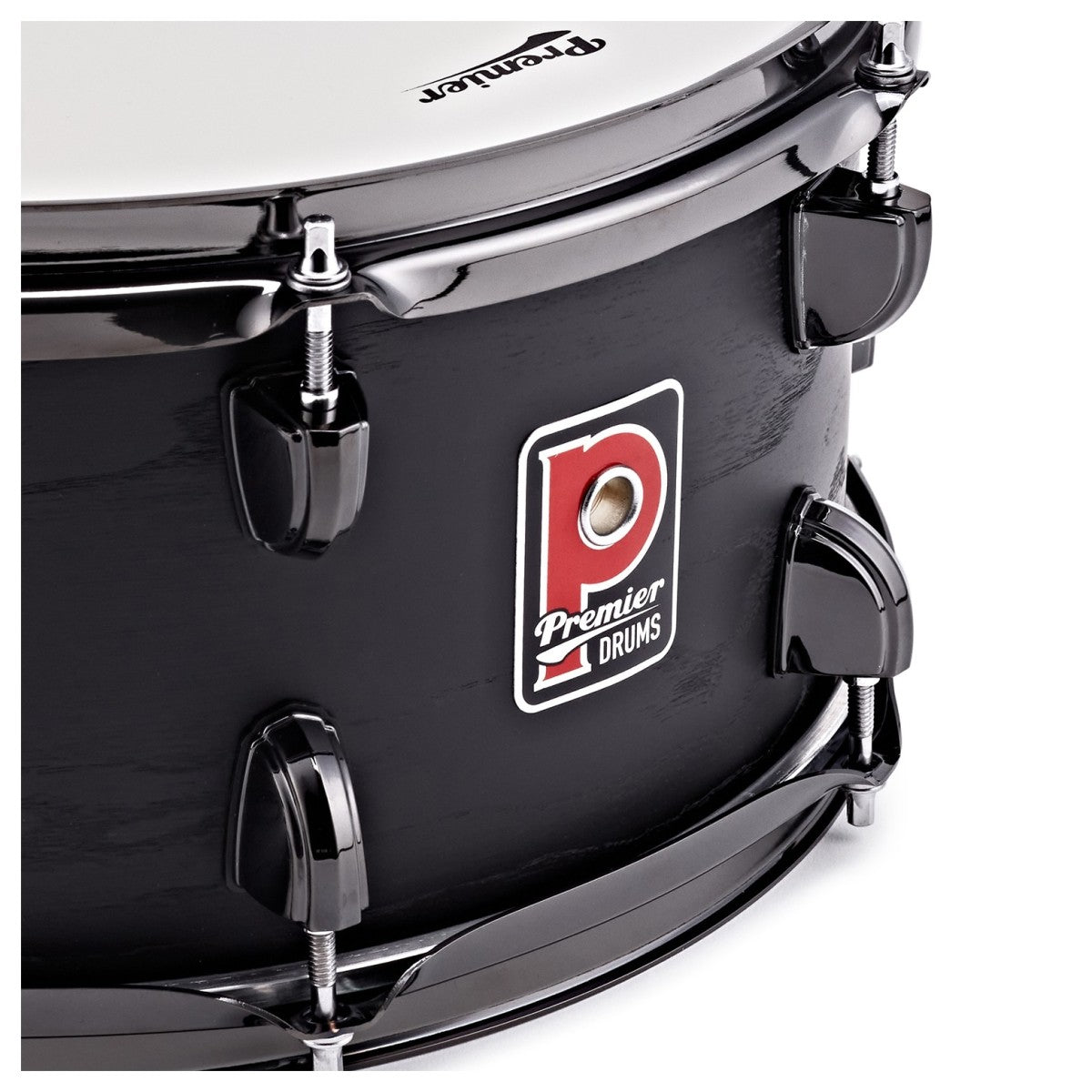 Premier Artist 14" x 6.5" Birch Snare Drum, Stealth Black