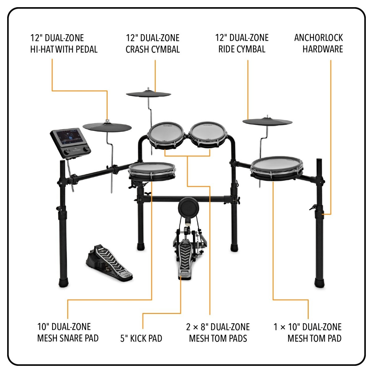 TOUCHBEAT Electronic Drum Kit