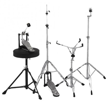 PDP CENTERstage 5-Piece Complete Drum Kit 22", Ruby Red Sparkle (Hardware, Cymbals & Throne)