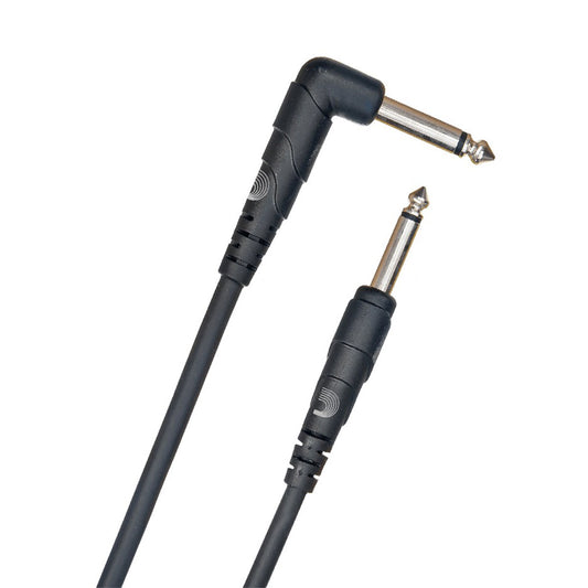 D’Addario PW-CGTRA-20 6m Right Angle Custom Series Instrument Cable