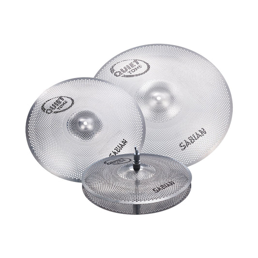 Sabian QTPC503 14-16-20 Quiet Tone Practice Cymbals Set