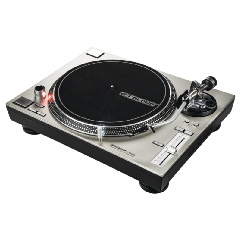 Reloop RP-7000 MK2 DJ Turntable, Silver