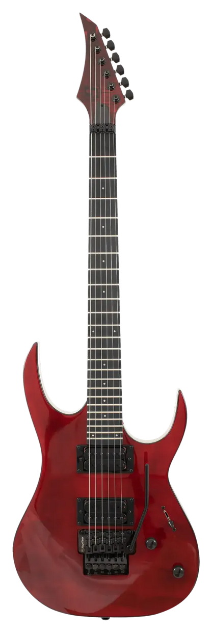 S by Solar SB4.6FRFBR Electric Guitar – Flame Red