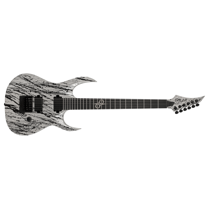 Solar Guitars A1.6SOP Canibalismo Electric Guitar – Silver Open Pore Matte